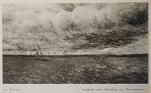 Load image into Gallery viewer, 'Beach with Oak Trees and Boat' by Axel Fahlcrantz