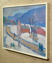 Load image into Gallery viewer, 'Figures Walking in Winter Landscape' by John Hedman