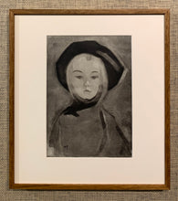 Load image into Gallery viewer, 'Girl With Blue Ribbon, 1941' (Flicka med blått band, 1941) by Helene Schjerfbeck
