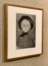 Load image into Gallery viewer, 'Girl With Blue Ribbon, 1941' (Flicka med blått band, 1941) by Helene Schjerfbeck