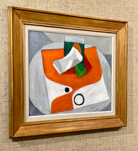 Load image into Gallery viewer, 'Föremål på röd-vit affisch' (Objects on red and white poster) by Gunnar Hållander