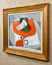 Load image into Gallery viewer, 'Föremål på röd-vit affisch' (Objects on red and white poster) by Gunnar Hållander