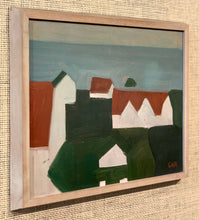 Load image into Gallery viewer, 'Coastal Landscape with Houses' by Georg Andreas Källkvist