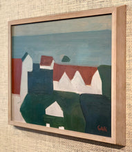 Load image into Gallery viewer, 'Coastal Landscape with Houses' by Georg Andreas Källkvist