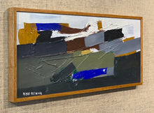 Load image into Gallery viewer, 'Abstract in Blue, Green, Grey and Brown' by Hans Osswald
