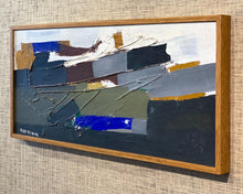 Load image into Gallery viewer, 'Abstract in Blue, Green, Grey and Brown' by Hans Osswald