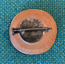 Load image into Gallery viewer, Modernist ceramic brooch and earrings by Karin Og Aase, Denmark