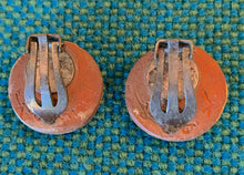 Load image into Gallery viewer, Modernist ceramic brooch and earrings by Karin Og Aase, Denmark