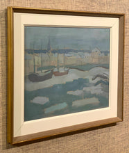 Load image into Gallery viewer, 'Norrköping Harbour Scene' by Birger Strååt