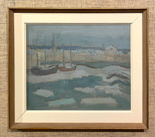 Load image into Gallery viewer, 'Norrköping Harbour Scene' by Birger Strååt