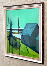 Load image into Gallery viewer, ‘Rowboat and Coastal Huts’ by Kurt Ullberger