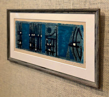 Load image into Gallery viewer, 'Abstract Composition in Blue' by Bernard Quentin