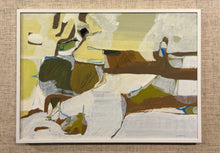 Load image into Gallery viewer, &#39;Abstract Composition in Yellow, Brown, Khaki and Blue&#39; by Gunnar Johnsson