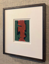 Load image into Gallery viewer, 'Abstract Form - Green, Red and Black' by Heinz Friedrich Kirchner