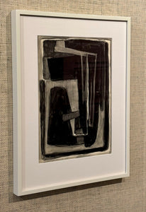 'Abstract Form in Black and Sepia' by Hilding Eklund