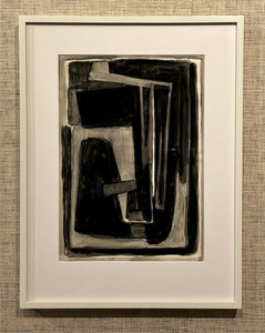 'Abstract Form in Black and Sepia' by Hilding Eklund