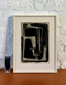 'Abstract Form in Black and Sepia' by Hilding Eklund
