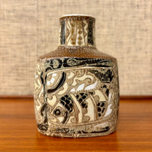 Load image into Gallery viewer, Abstract fish Faience vase by Nils Thorsson for Royal Copenhagen