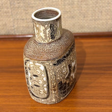 Load image into Gallery viewer, Abstract fish Faience vase by Nils Thorsson for Royal Copenhagen
