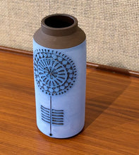 Load image into Gallery viewer, Vase with flower motif by Tomas Anagrius for Alingsås Keramik