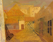 Load image into Gallery viewer, &#39;Village Scene with Fishing Nets&#39; by Ann-Marie Ekbom