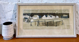 'Fiskeläge, västkusten' (Fishing Village, West Coast) by Axel Birkholm