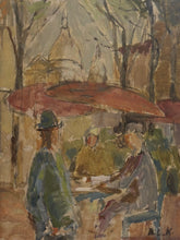 Load image into Gallery viewer, 'Paris Cafe Scene' by Børge L. Knudsen