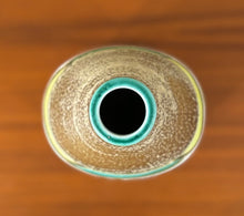 Load image into Gallery viewer, Baca vase with bird motif by Nils Thorsson for Aluminia Royal Copenhagen