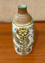 Load image into Gallery viewer, Baca vase with bird motif by Nils Thorsson for Aluminia Royal Copenhagen