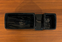 Load image into Gallery viewer, Black modernist Japanese Ikebana vessel
