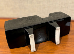 Black modernist Japanese Ikebana vessel