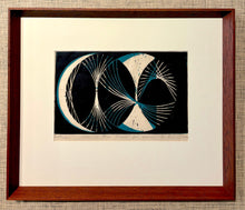 Load image into Gallery viewer, &#39;Abstract in Blue, White and Black&#39; by Bo Beskow