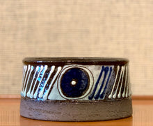Load image into Gallery viewer, Bowl in blue, off white and brown by Inger Persson for Rörstrand