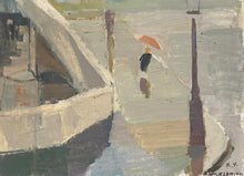 Load image into Gallery viewer, 'Figure Walking in the Rain' by Brita af Klercker