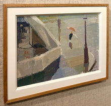 Load image into Gallery viewer, 'Figure Walking in the Rain' by Brita af Klercker