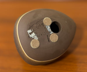 Brown ceramic bird by Tomas Anagrius for Alingsås Keramik