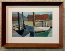Load image into Gallery viewer, 'Cubist Yachts at Marina' by Frans Axel Wester