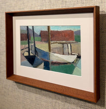 Load image into Gallery viewer, 'Cubist Yachts at Marina' by Frans Axel Wester