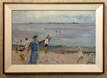 Load image into Gallery viewer, 'Danish Beach Scene' by Svend Bagger