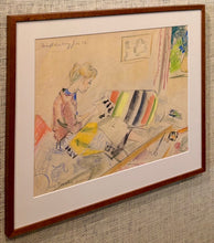 Load image into Gallery viewer, 'Woman Crafting’ by Eva Holmberg-Jacobsson