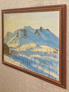 'Winter Scene' by Ewald Dahlskog