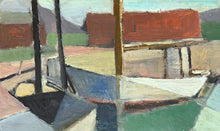 Load image into Gallery viewer, 'Cubist Yachts at Marina' by Frans Axel Wester