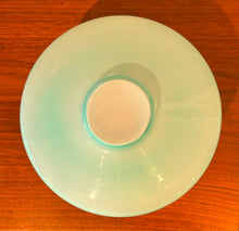 Load image into Gallery viewer, Turquoise and white glass vase - Alsterfors Glasbruk