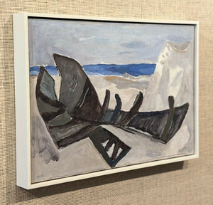 'Row Boat Wreck on Beach' by Felix Hatz