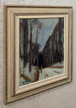 Load image into Gallery viewer, 'Figure Walking in Winter Landscape' by Bertil Landelius