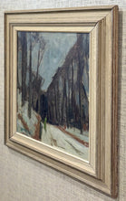 Load image into Gallery viewer, 'Figure Walking in Winter Landscape' by Bertil Landelius