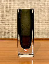 Load image into Gallery viewer, Glass vase by Nils Landberg for Orrefors, Sweden
