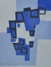 Load image into Gallery viewer, 'Abstract Composition in Blue' by Gösta Werner