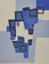 Load image into Gallery viewer, 'Abstract Composition in Blue' by Gösta Werner