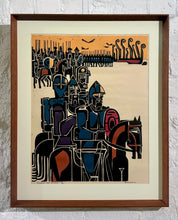 Load image into Gallery viewer, 'Gudarna rider till Strid' (The Gods Ride Out to Battle) by Bertil Gadö